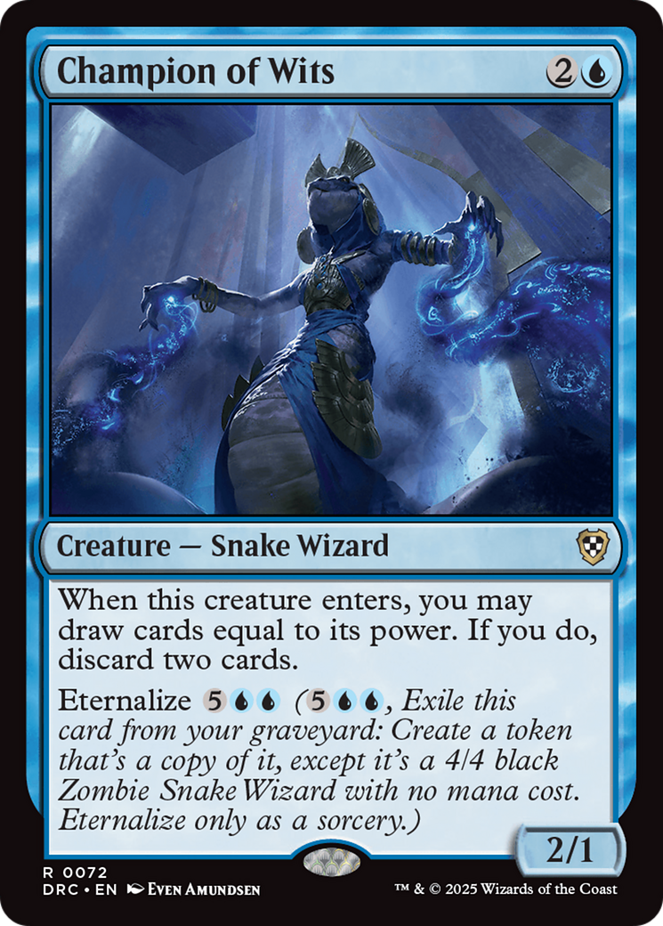 Champion of Wits [Aetherdrift Commander] | Webway Games