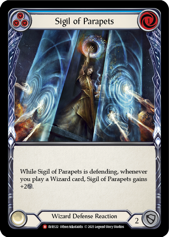 Sigil of Parapets [EVR122] (Everfest)  1st Edition Rainbow Foil | Webway Games