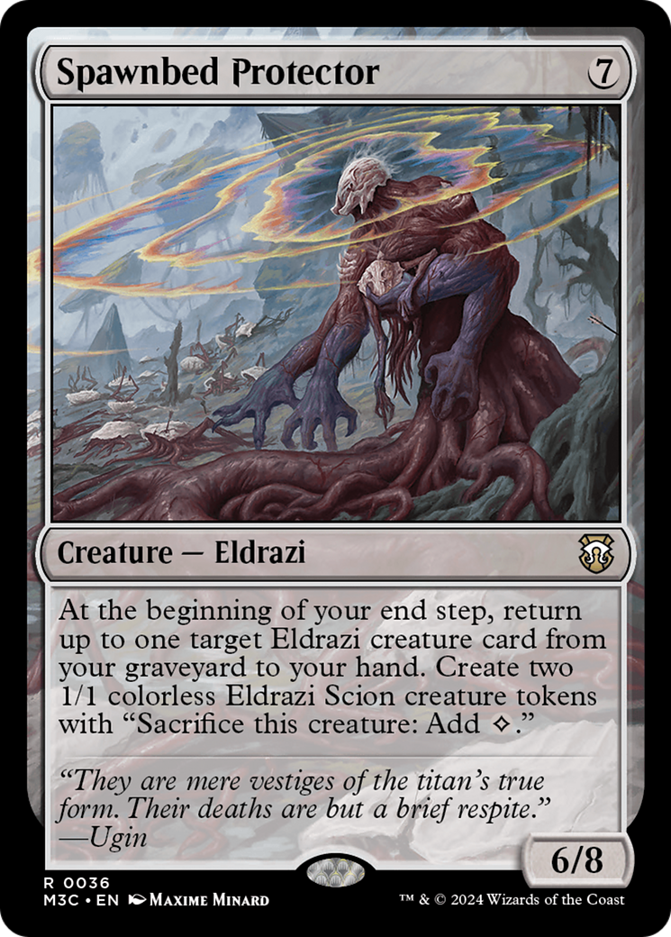 Spawnbed Protector (Ripple Foil) [Modern Horizons 3 Commander] | Webway Games