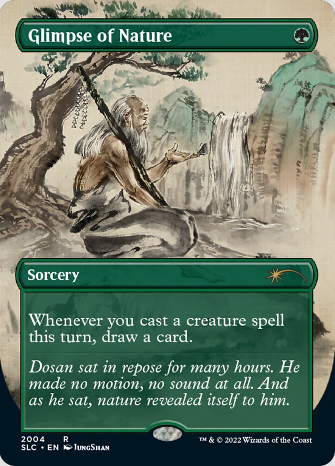 Glimpse of Nature (Borderless) [Secret Lair Countdown Kit] | Webway Games