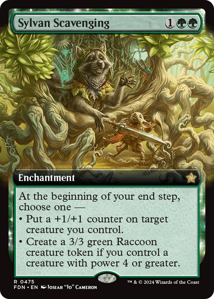 Sylvan Scavenging (Extended Art) [Foundations] | Webway Games