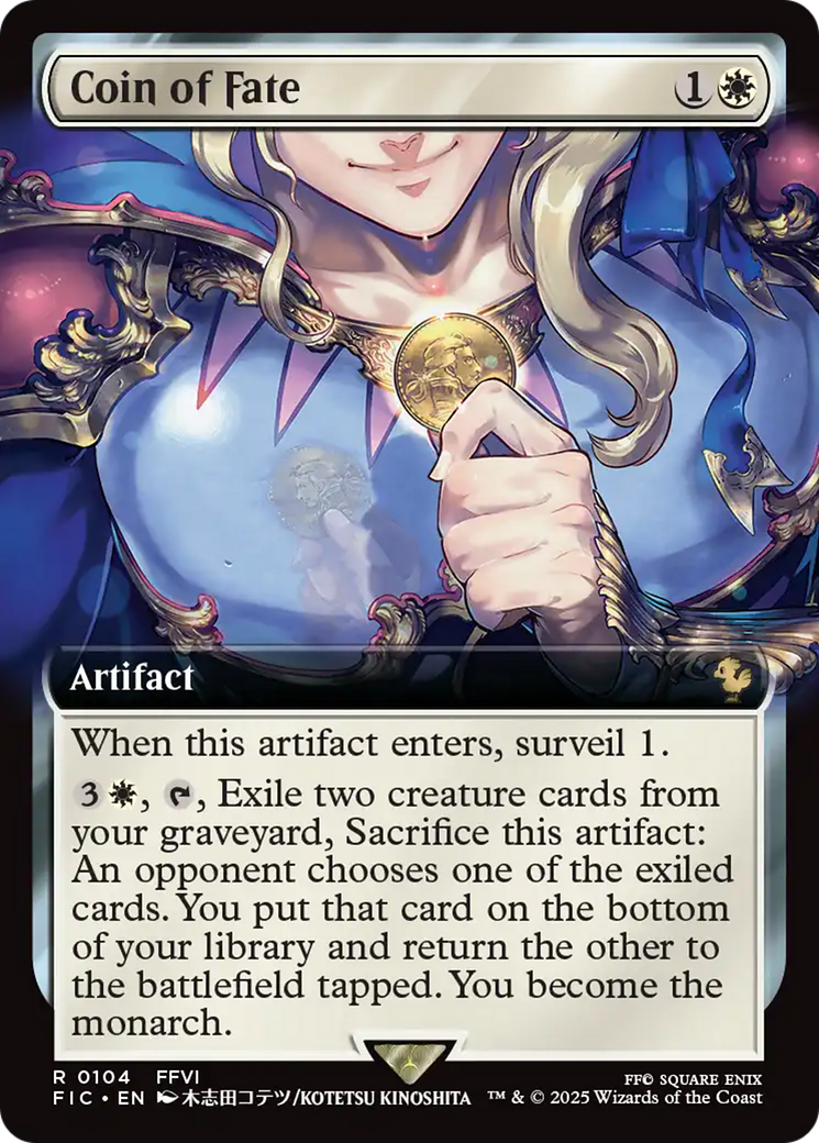 Coin of Fate (Extended Art) [FINAL FANTASY Commander] | Webway Games