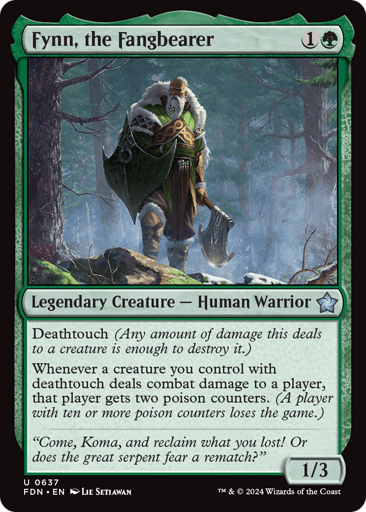 Fynn, the Fangbearer [Foundations] | Webway Games