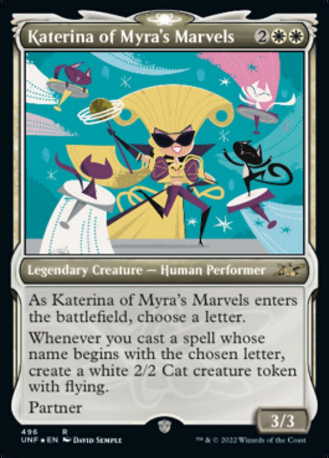 Katerina of Myra's Marvels (Showcase) (Galaxy Foil) [Unfinity] | Webway Games