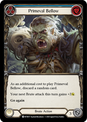 Primeval Bellow (Blue) [U-WTR037] (Welcome to Rathe Unlimited)  Unlimited Rainbow Foil | Webway Games