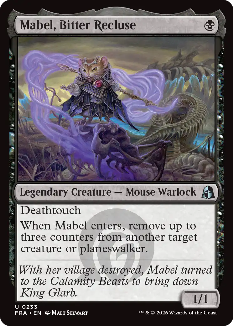Mabel, Bitter Recluse [Reality Fracture] | Webway Games