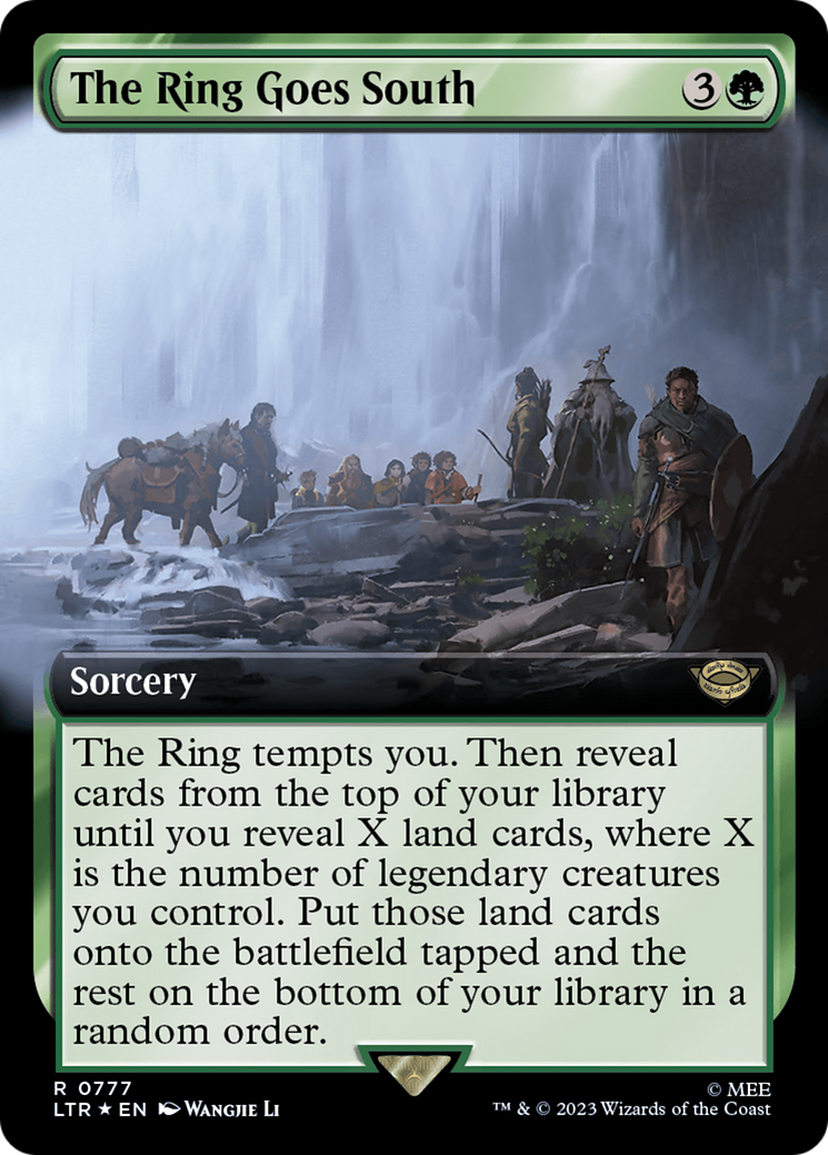 The Ring Goes South (Extended Art) (Surge Foil) [The Lord of the Rings: Tales of Middle-Earth] | Webway Games