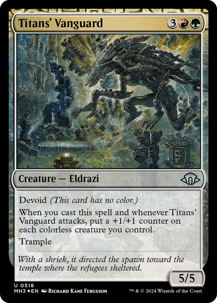 Titans' Vanguard (Ripple Foil) [Modern Horizons 3] | Webway Games