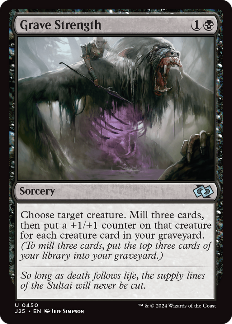 Grave Strength [Foundations Jumpstart] | Webway Games