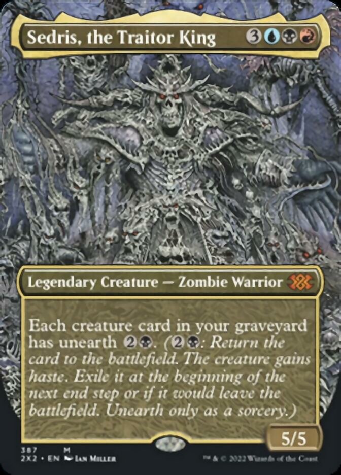 Sedris, the Traitor King (Borderless Alternate Art) [Double Masters 2022] | Webway Games