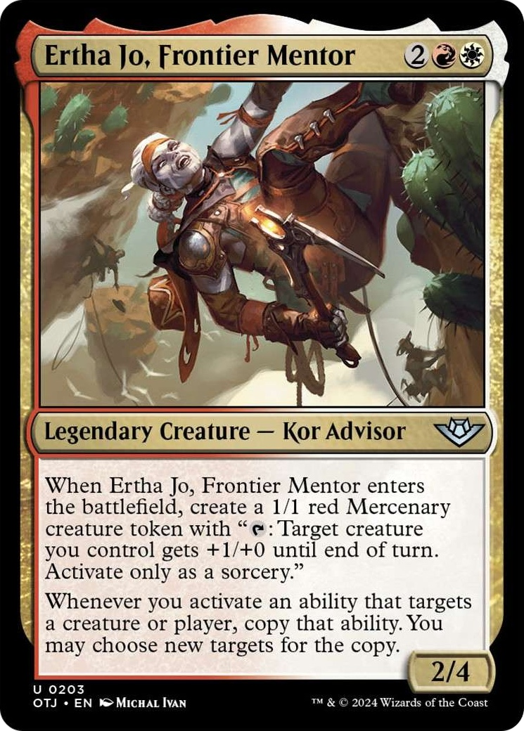 Ertha Jo, Frontier Mentor [Outlaws of Thunder Junction] | Webway Games