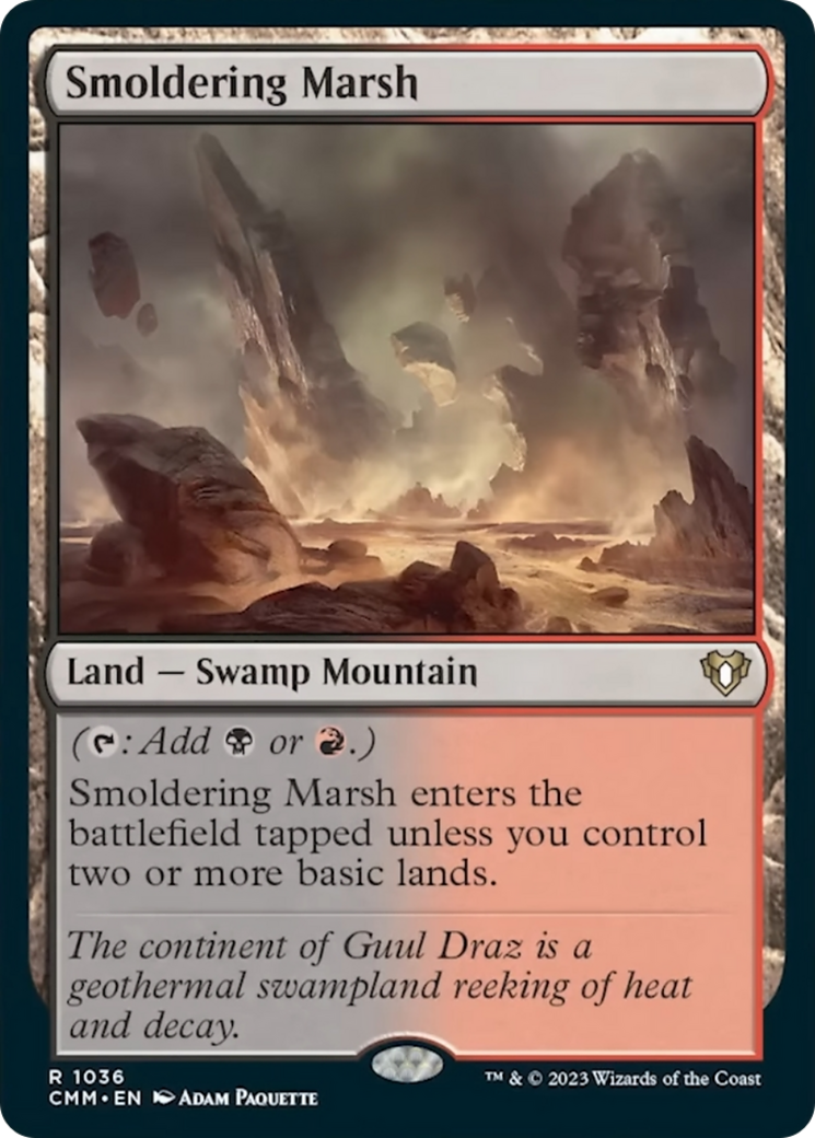 Smoldering Marsh [Commander Masters] | Webway Games