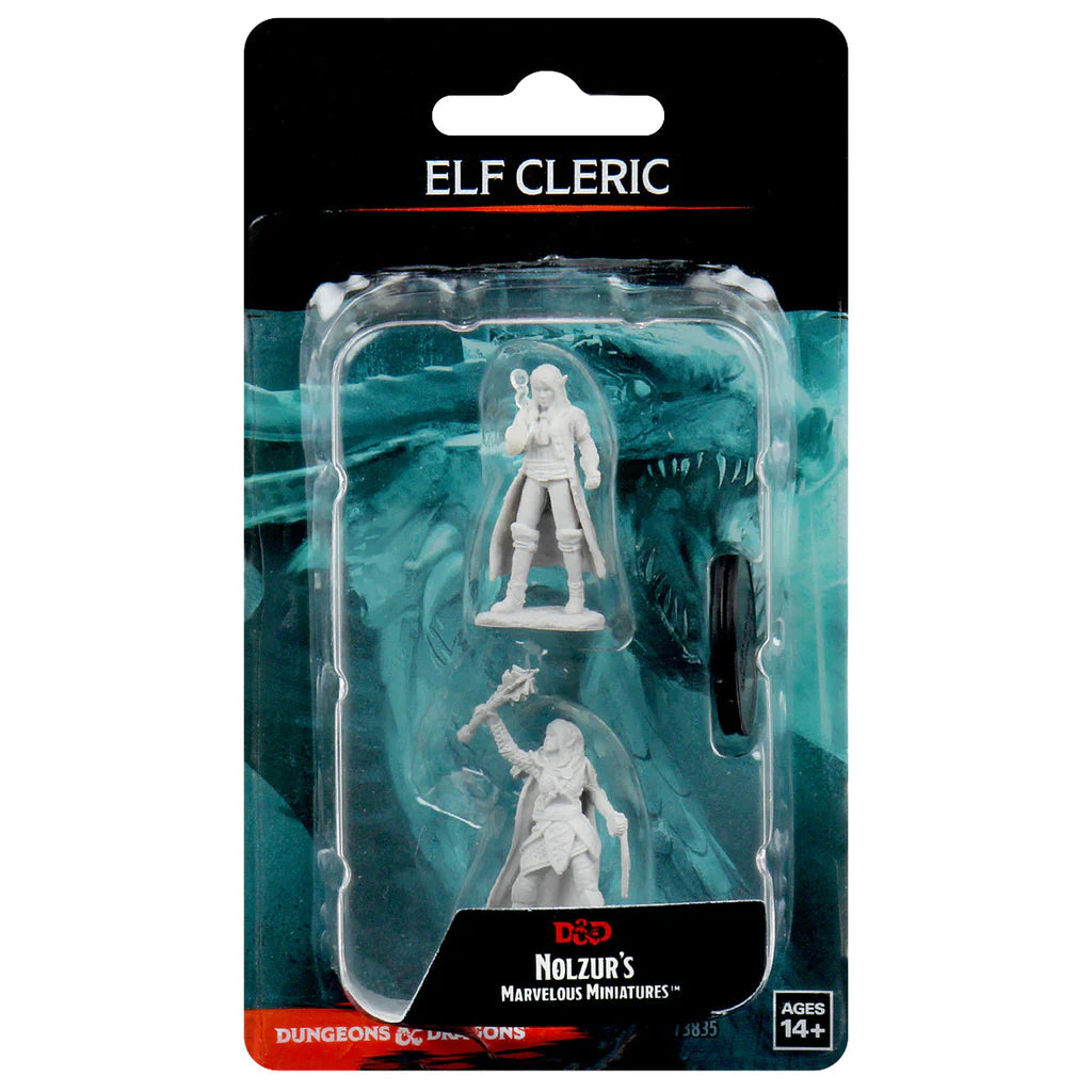D&D NOLZUR'S MARVELOUS MINIATURES - FEMALE ELF CLERIC | Webway Games