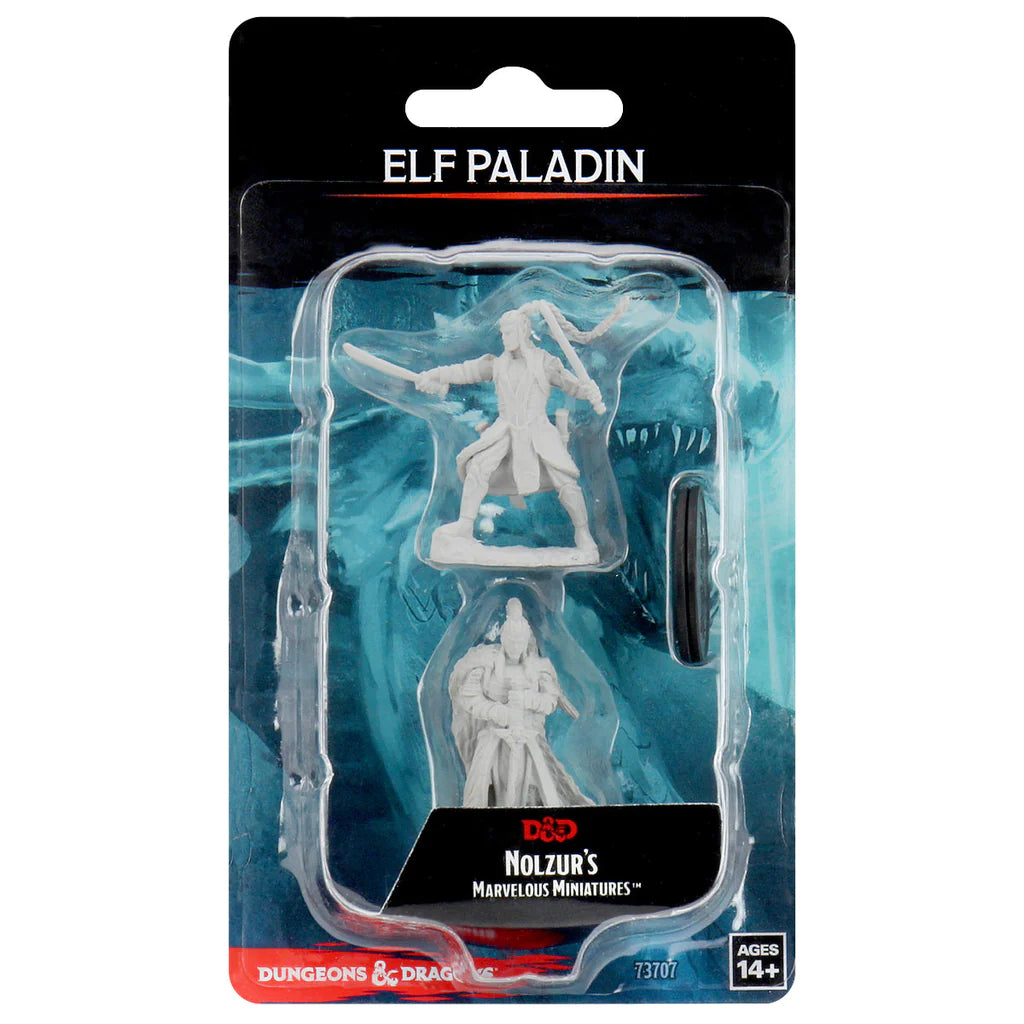 D&D NOLZUR'S MARVELOUS MINIATURES - MALE ELF PALADIN | Webway Games