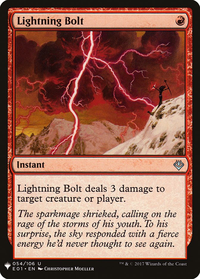 Lightning Bolt [Mystery Booster] | Webway Games