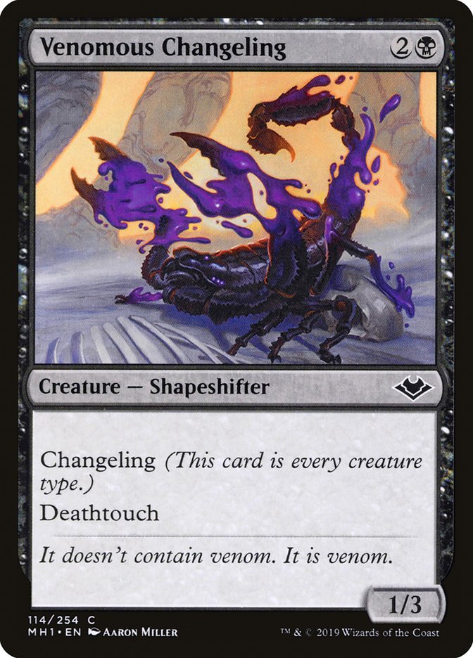 Venomous Changeling [Modern Horizons] | Webway Games