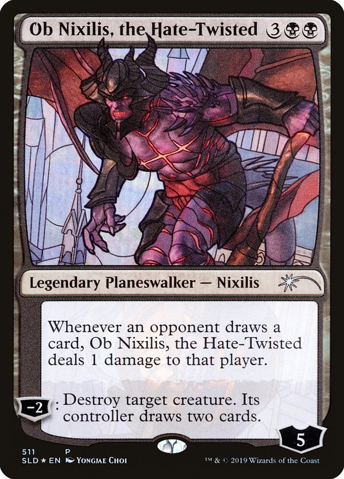 Ob Nixilis, the Hate-Twisted (Stained Glass) [Secret Lair Drop Promos] | Webway Games