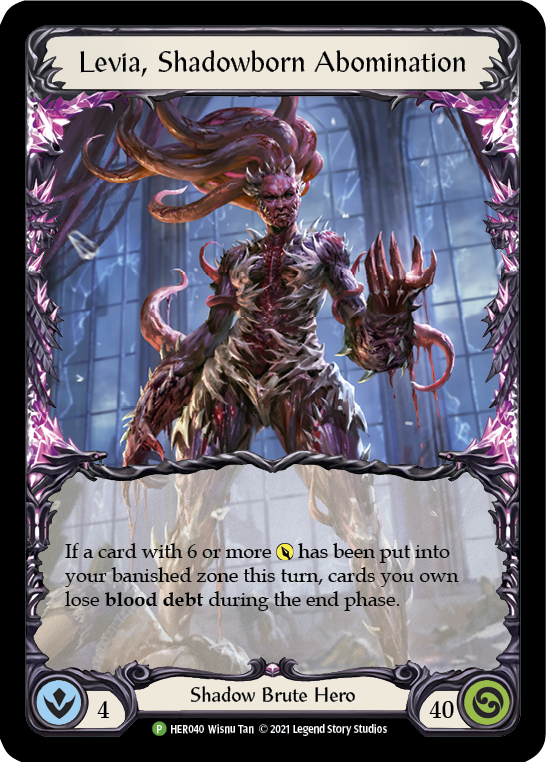 Levia, Shadowborn Abomination [HER040] (Promo)  Rainbow Foil | Webway Games