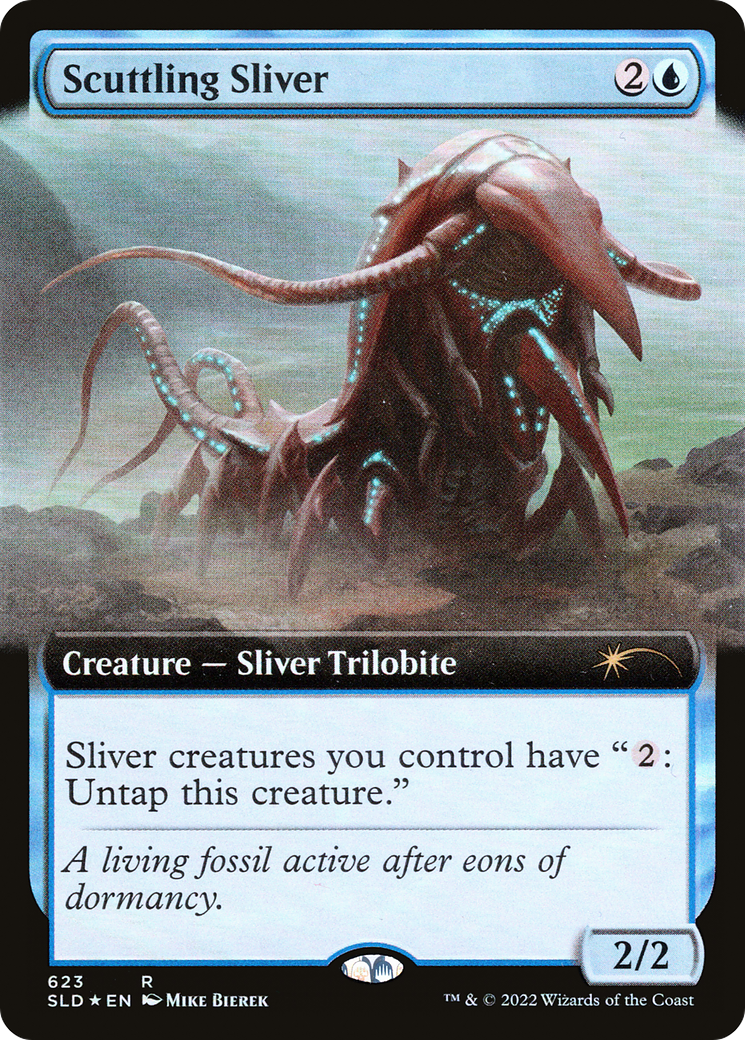Scuttling Sliver (Extended Art) [Secret Lair Drop Promos] | Webway Games
