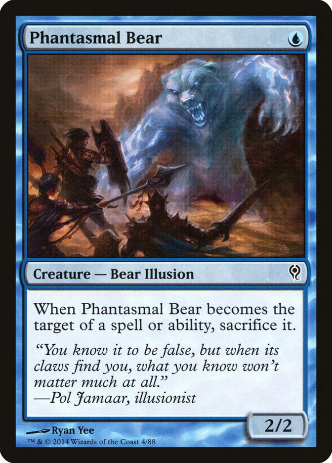 Phantasmal Bear [Duel Decks: Jace vs. Vraska] | Webway Games
