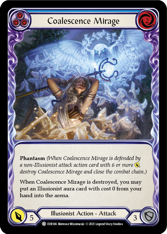 Coalescence Mirage (Blue) [EVR146] (Everfest)  1st Edition Normal | Webway Games
