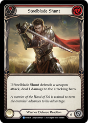 Steelblade Shunt (Red) [U-WTR126] (Welcome to Rathe Unlimited)  Unlimited Rainbow Foil | Webway Games