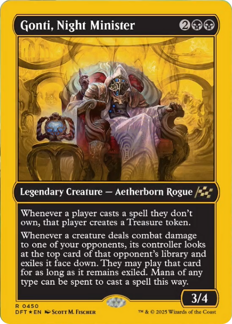 Gonti, Night Minister (First-Place Foil) [Aetherdrift] | Webway Games