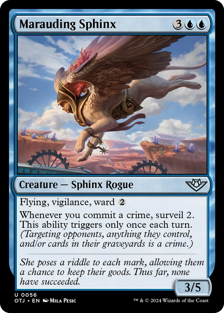 Marauding Sphinx [Outlaws of Thunder Junction] | Webway Games