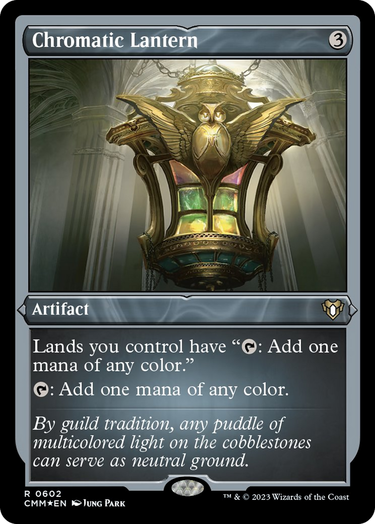 Chromatic Lantern (Foil Etched) [Commander Masters] | Webway Games