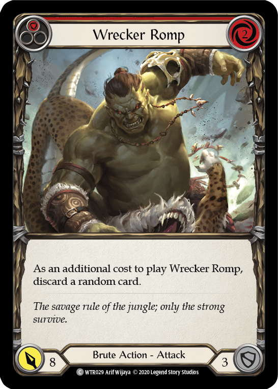 Wrecker Romp (Red) [U-WTR029] (Welcome to Rathe Unlimited)  Unlimited Rainbow Foil | Webway Games