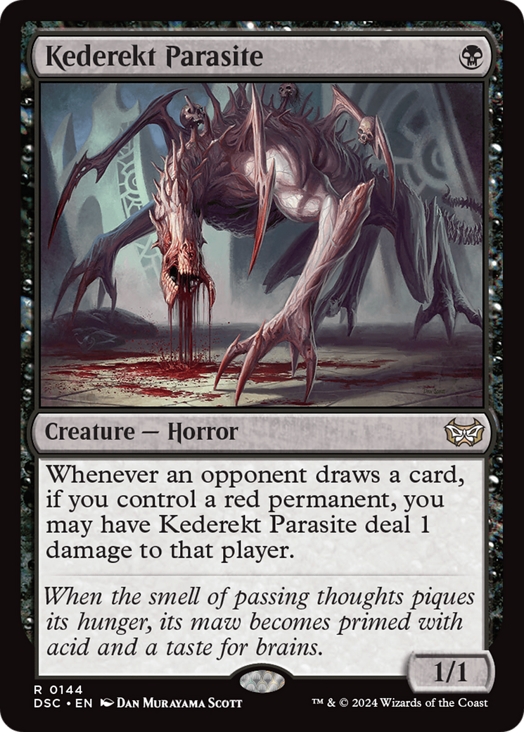 Kederekt Parasite [Duskmourn: House of Horror Commander] | Webway Games