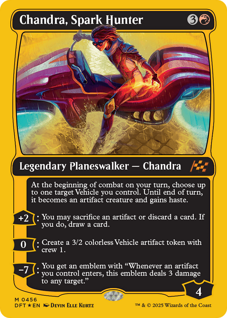 Chandra, Spark Hunter (First-Place Foil) [Aetherdrift] | Webway Games