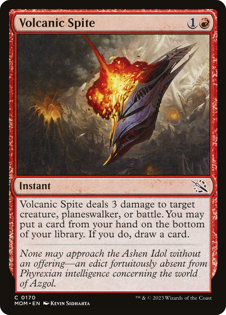 Volcanic Spite [March of the Machine] | Webway Games