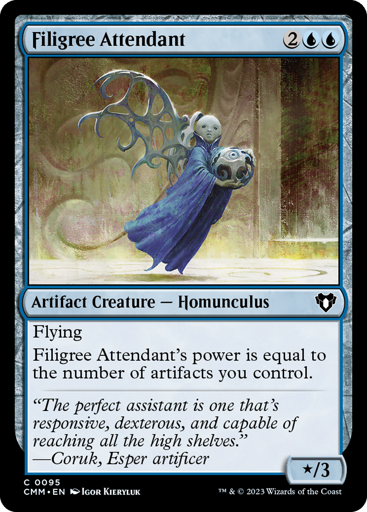 Filigree Attendant [Commander Masters] | Webway Games