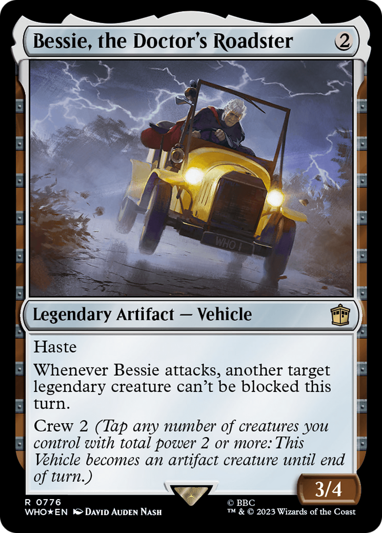 Bessie, the Doctor's Roadster (Surge Foil) [Doctor Who] | Webway Games