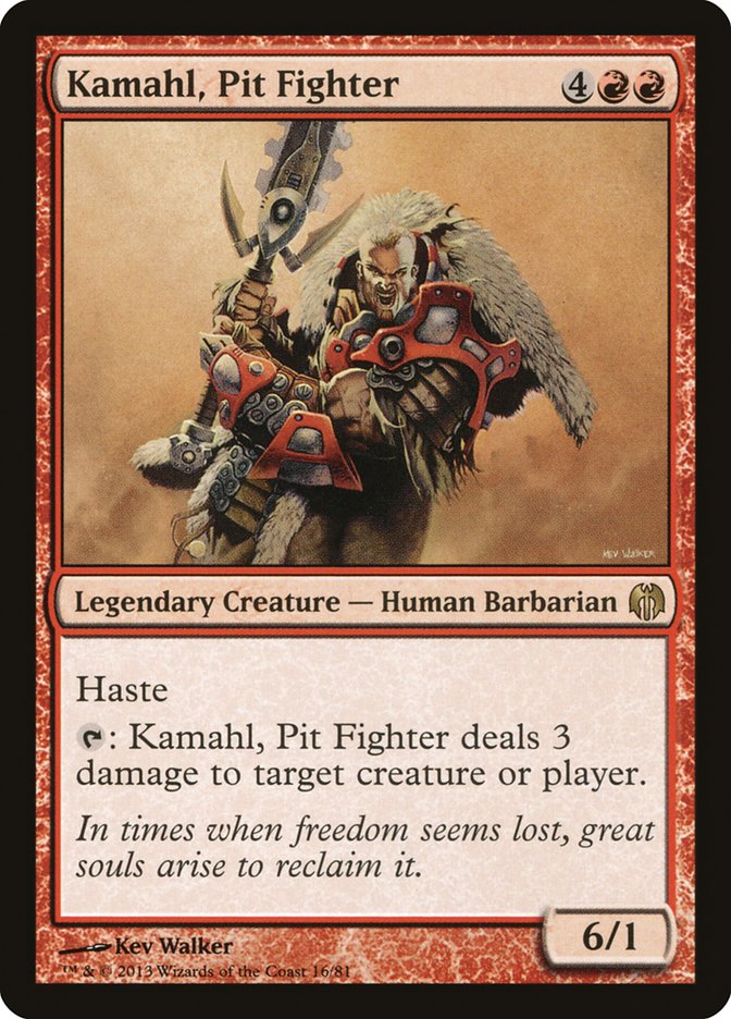 Kamahl, Pit Fighter [Duel Decks: Heroes vs. Monsters] | Webway Games