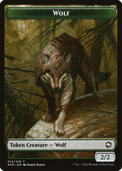 Wolf // Angel Double-Sided Token [Dungeons & Dragons: Adventures in the Forgotten Realms Tokens] | Webway Games
