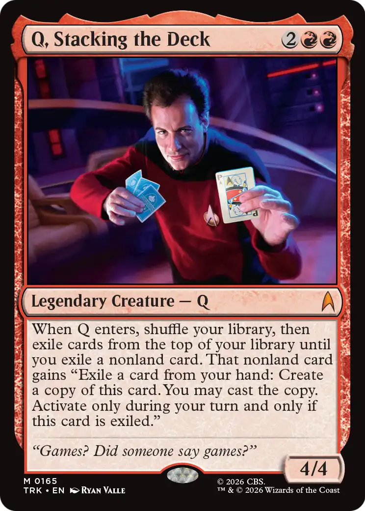 Q, Stacking the Deck [Star Trek] | Webway Games