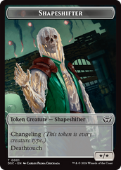 Insect (0011) // Shapeshifter Double-Sided Token [Duskmourn: House of Horror Commander Tokens] | Webway Games