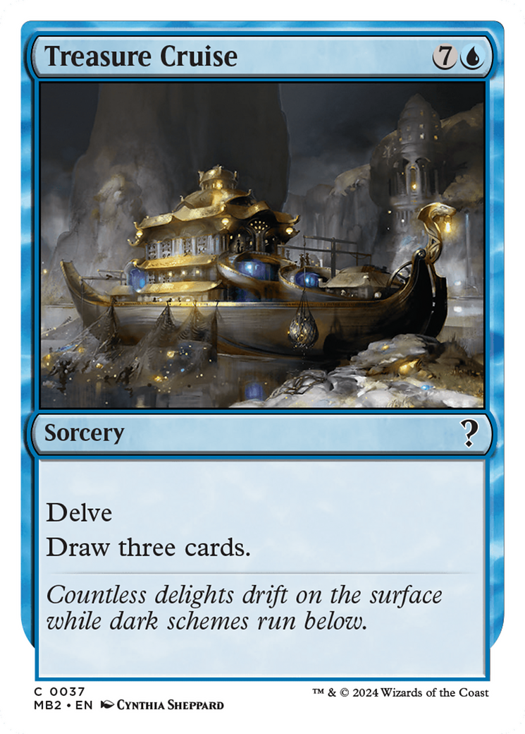 Treasure Cruise (White Border) [Mystery Booster 2] | Webway Games