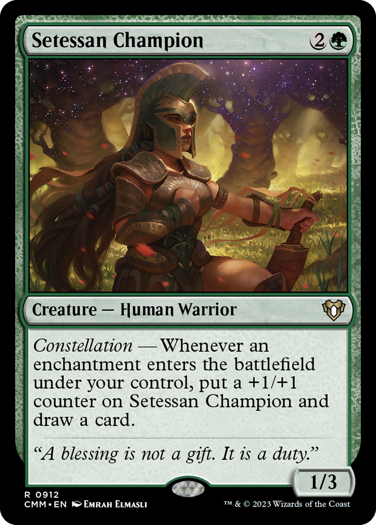 Setessan Champion [Commander Masters] | Webway Games