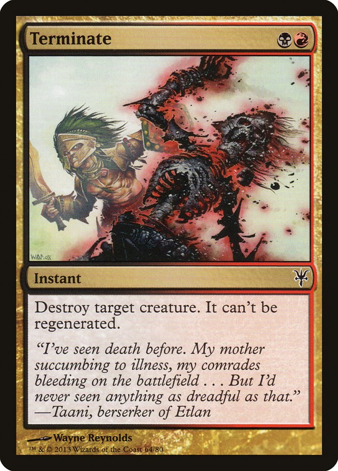 Terminate [Duel Decks: Sorin vs. Tibalt] | Webway Games