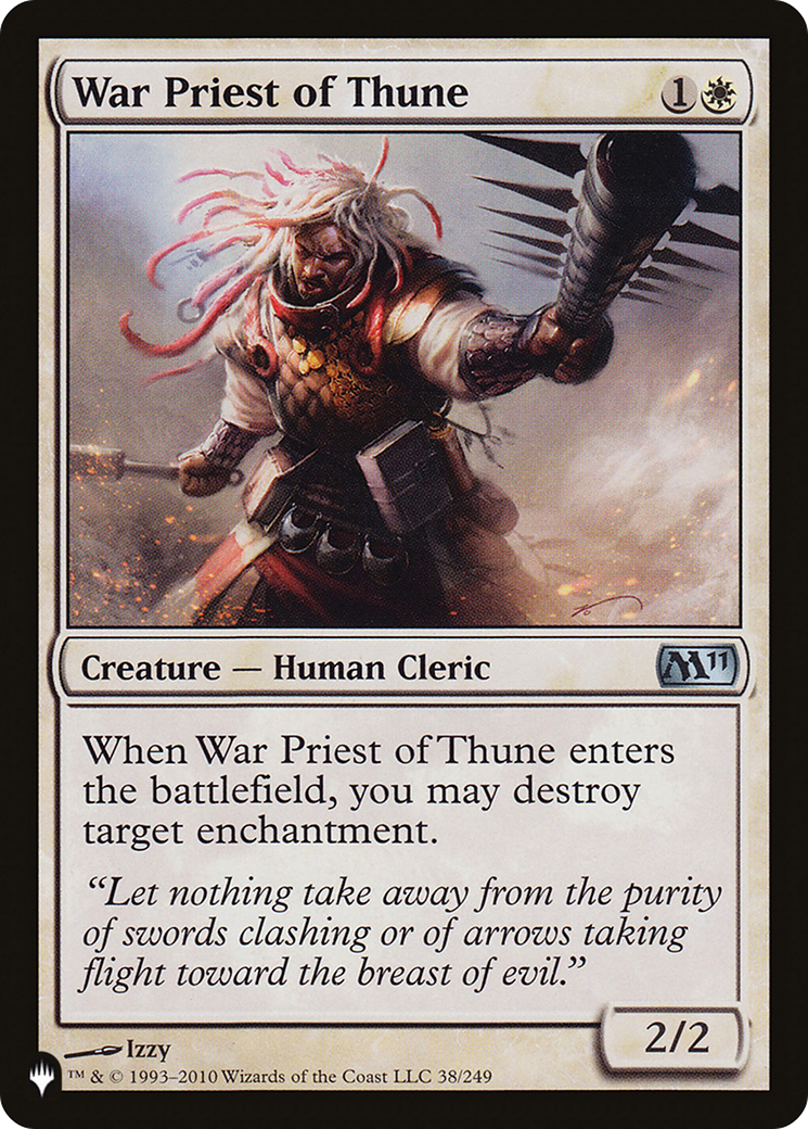 War Priest of Thune [The List] | Webway Games