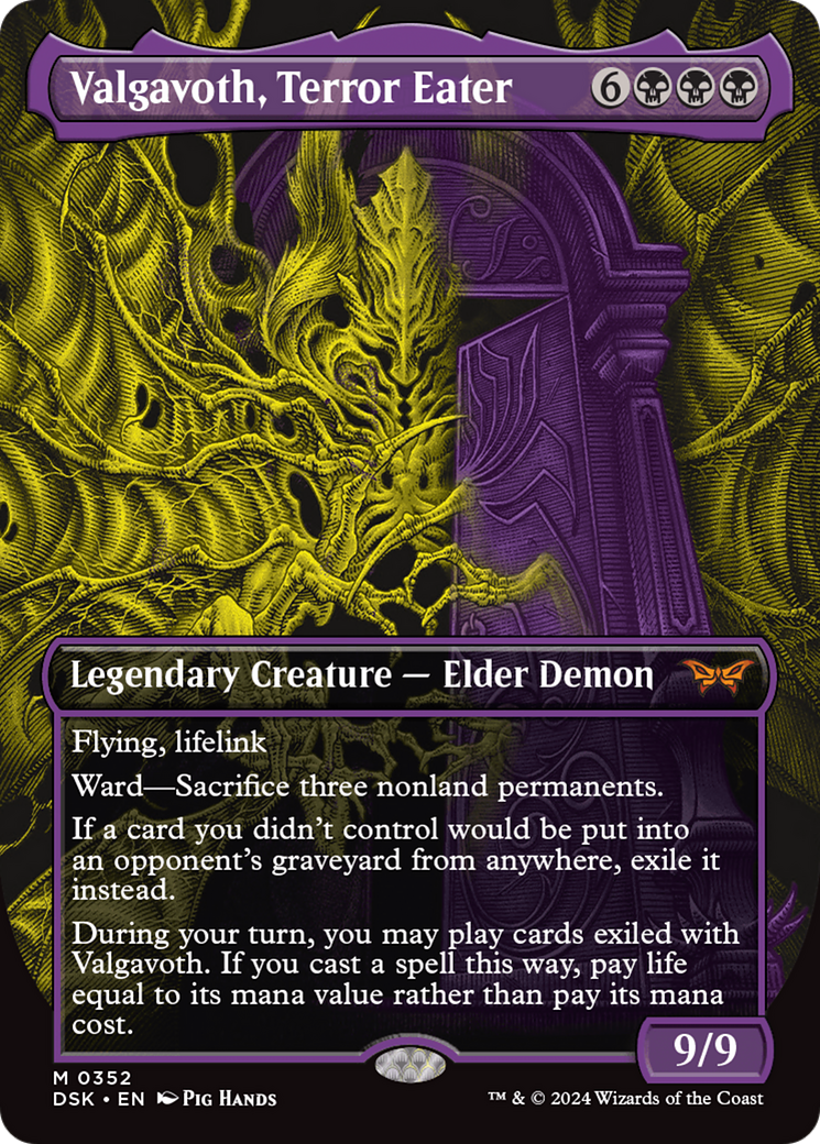 Valgavoth, Terror Eater (Showcase) [Duskmourn: House of Horror] | Webway Games