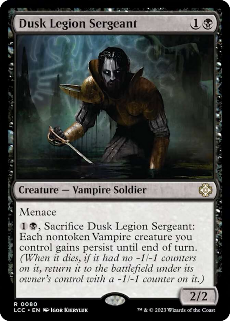 Dusk Legion Sergeant [The Lost Caverns of Ixalan Commander] | Webway Games