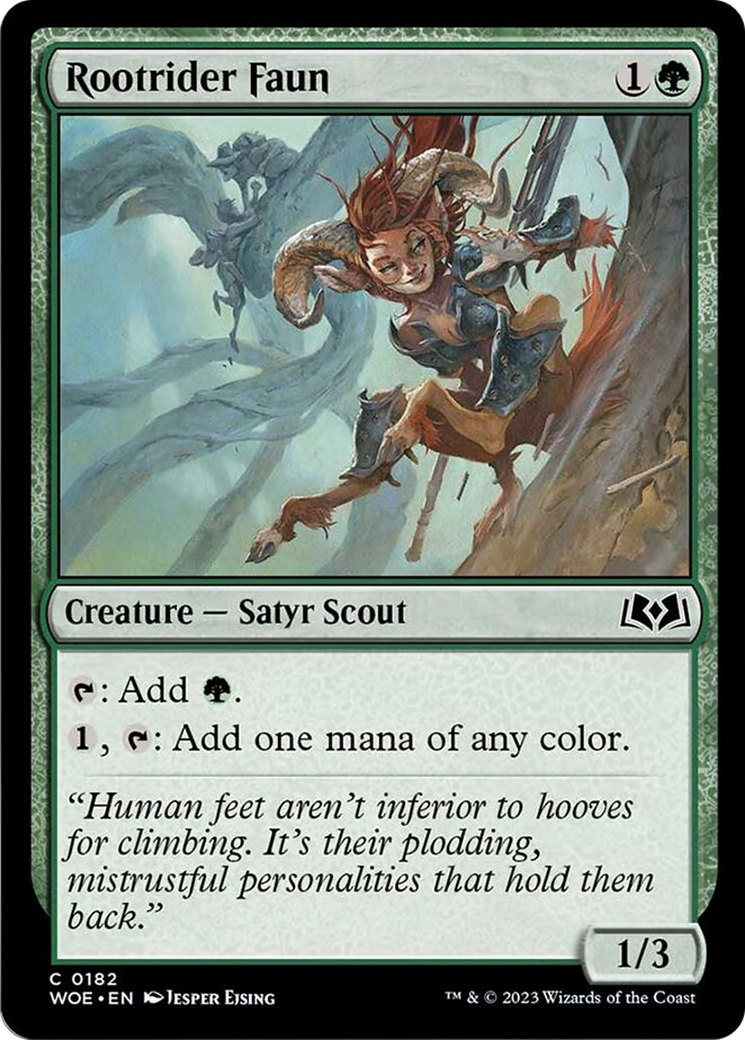Rootrider Faun [Wilds of Eldraine] | Webway Games