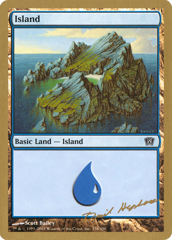 Island (dh338) (Dave Humpherys) [World Championship Decks 2003] | Webway Games