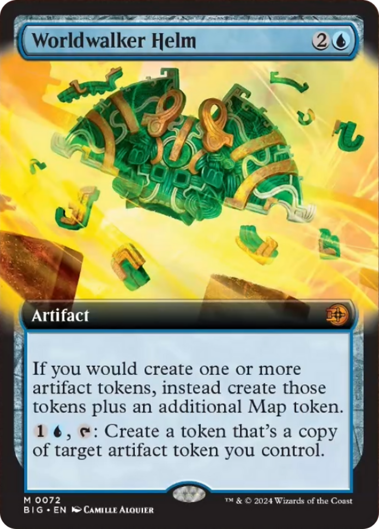 Worldwalker Helm (Extended Art) [Outlaws of Thunder Junction: The Big Score] | Webway Games