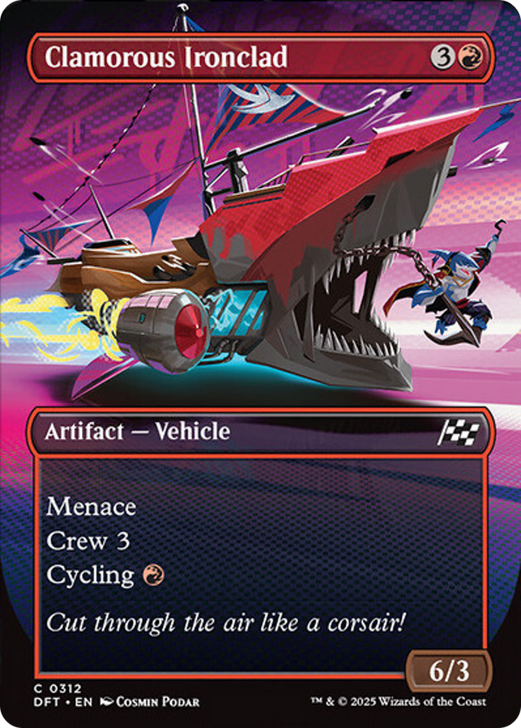 Clamorous Ironclad (Borderless) [Aetherdrift] | Webway Games