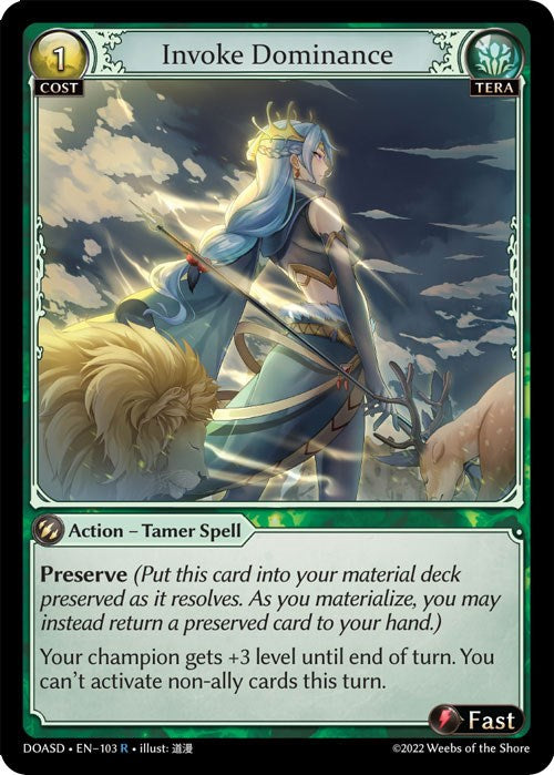 Invoke Dominance (103) [Dawn of Ashes: Starter Decks] | Webway Games